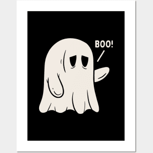 Tired Ghost Boo Posters and Art